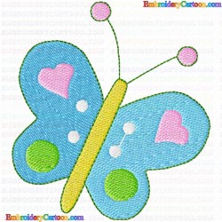 Butterfly 268 Embroidery Design