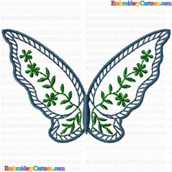 Butterfly 270 Embroidery Design