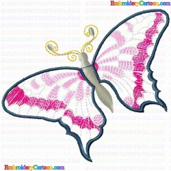 Butterfly 271 Embroidery Design