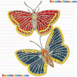 Butterfly 273 Embroidery Design