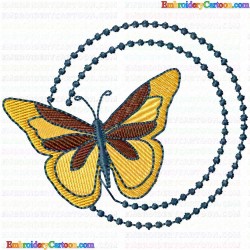 Butterfly 27 Embroidery Design