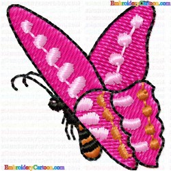 Butterfly 280 Embroidery Design