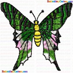 Butterfly 281 Embroidery Design