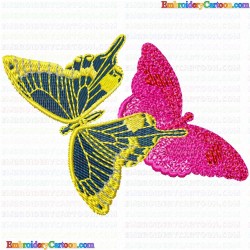 Butterfly 284 Embroidery Design