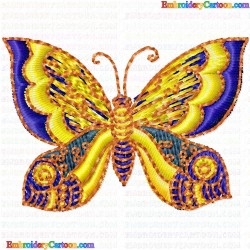 Butterfly 285 Embroidery Design