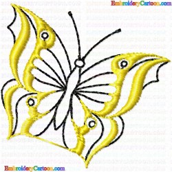 Butterfly 287 Embroidery Design