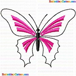 Butterfly 288 Embroidery Design