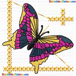 Butterfly 29 Embroidery Design