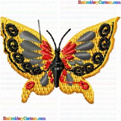 Butterfly 2 Embroidery Design