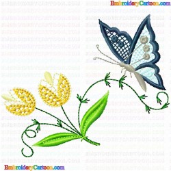 Butterfly 302 Embroidery Design