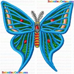 Butterfly 321 Embroidery Design