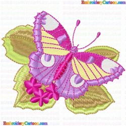 Butterfly 333 Embroidery Design