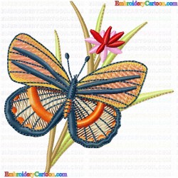 Butterfly 335 Embroidery Design