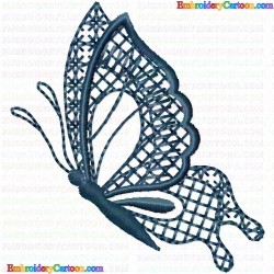 Butterfly 344 Embroidery Design