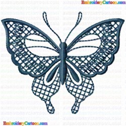 Butterfly 345 Embroidery Design