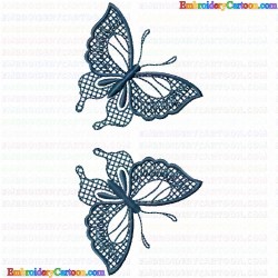 Butterfly 346 Embroidery Design