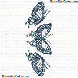 Butterfly 347 Embroidery Design