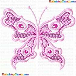 Butterfly 348 Embroidery Design