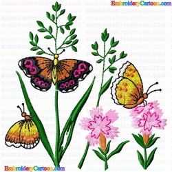 Butterfly 350 Embroidery Design