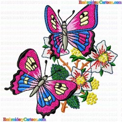 Butterfly 351 Embroidery Design