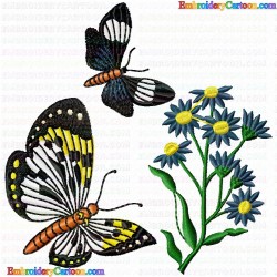 Butterfly 353 Embroidery Design