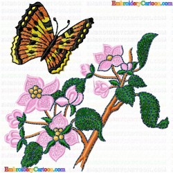 Butterfly 359 Embroidery Design