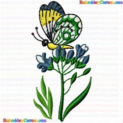 Butterfly 362 Embroidery Design