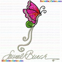 Butterfly 36 Embroidery Design