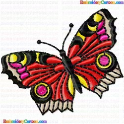 Butterfly 371 Embroidery Design