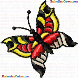 Butterfly 372 Embroidery Design