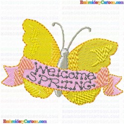 Butterfly 376 Embroidery Design