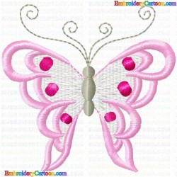 Butterfly 378 Embroidery Design