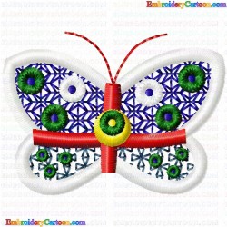 Butterfly 384 Embroidery Design