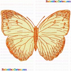 Butterfly 398 Embroidery Design