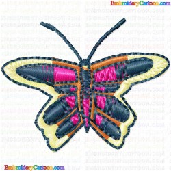 Butterfly 410 Embroidery Design