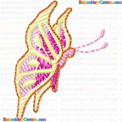 Butterfly 411 Embroidery Design