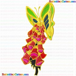 Butterfly 443 Embroidery Design