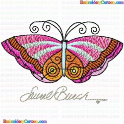 Butterfly 44 Embroidery Design