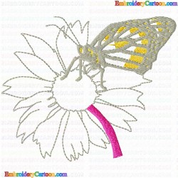 Butterfly 451 Embroidery Design