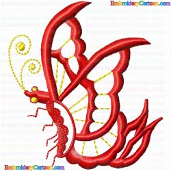 Butterfly 455 Embroidery Design