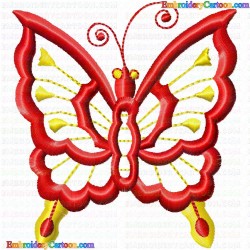 Butterfly 456 Embroidery Design