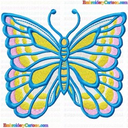 Butterfly 458 Embroidery Design