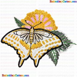 Butterfly 477 Embroidery Design