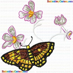 Butterfly 481 Embroidery Design