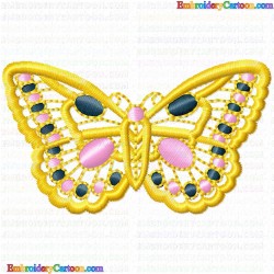 Butterfly 488 Embroidery Design