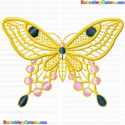 Butterfly 489 Embroidery Design