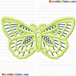 Butterfly 496 Embroidery Design