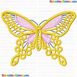 Butterfly 498 Embroidery Design