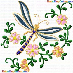 Butterfly 49 Embroidery Design