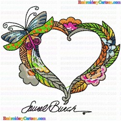 Butterfly 4 Embroidery Design
